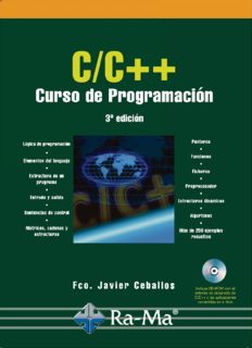 Libro C-C++ Curso de Programaci贸n pdf