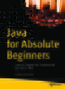 Libro Java for Absolute Beginners PDF