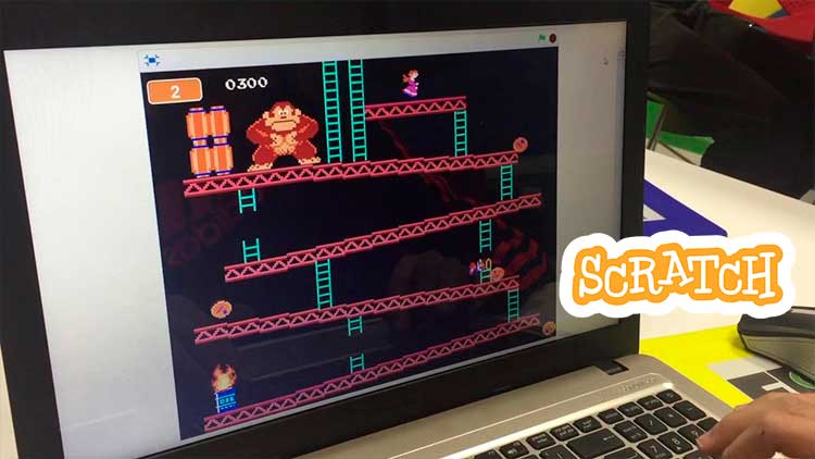 curso Programa un Donkey Kong desde cero con Scratch